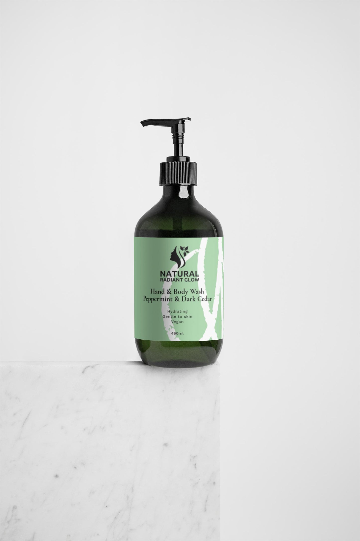 Peppermint & Dark Cedar Hand & Body Wash