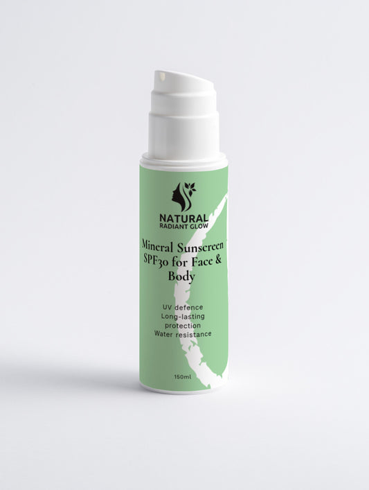 Mineral Sunscreen SPF30 for Face & Body - no tint